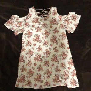 Flower print dress
